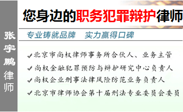 张宇鹏,北京职务犯罪辩护律师